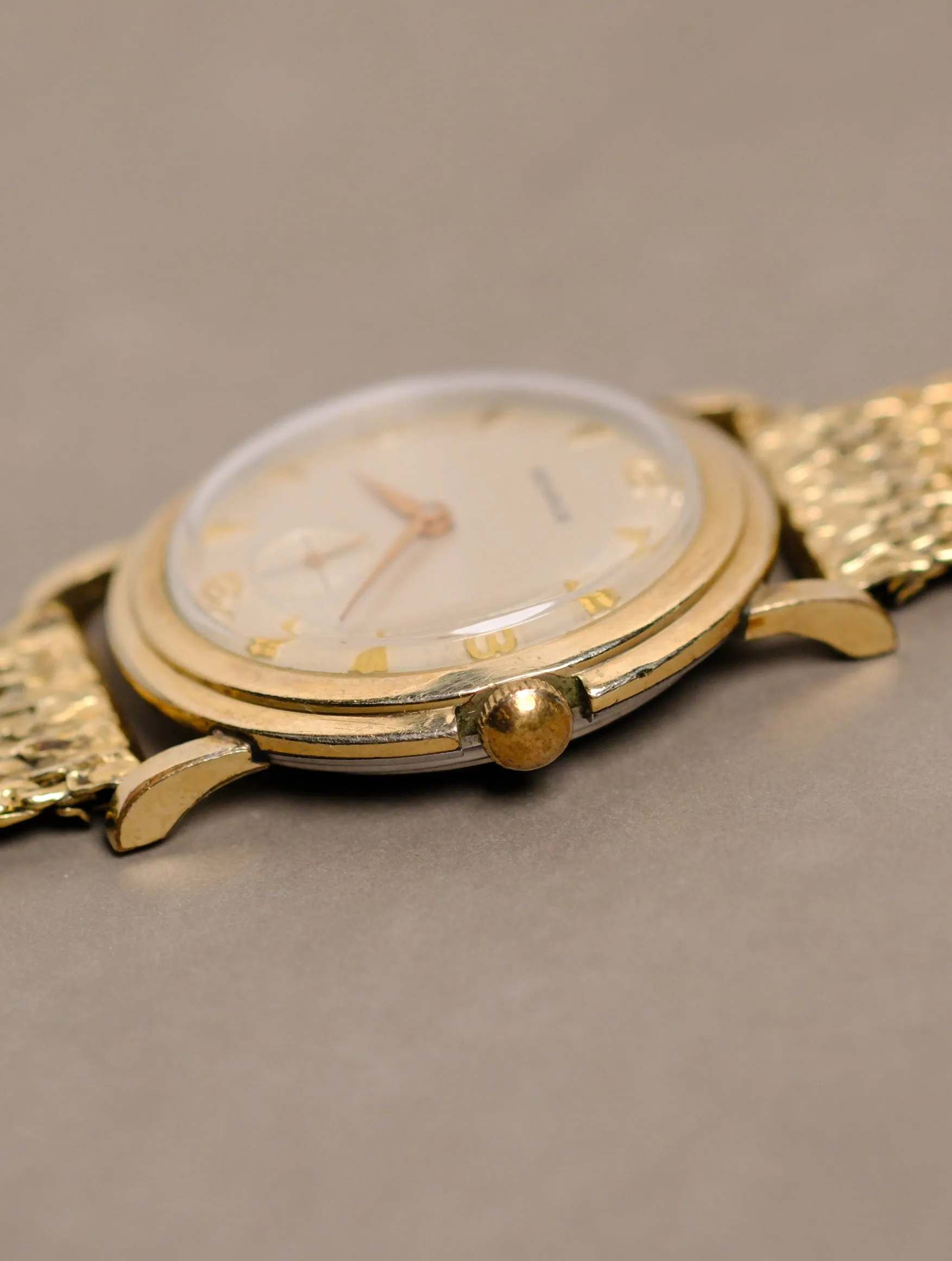 Benrus Jumbo 35 mm 10k Watch w/ Original Band - 1956