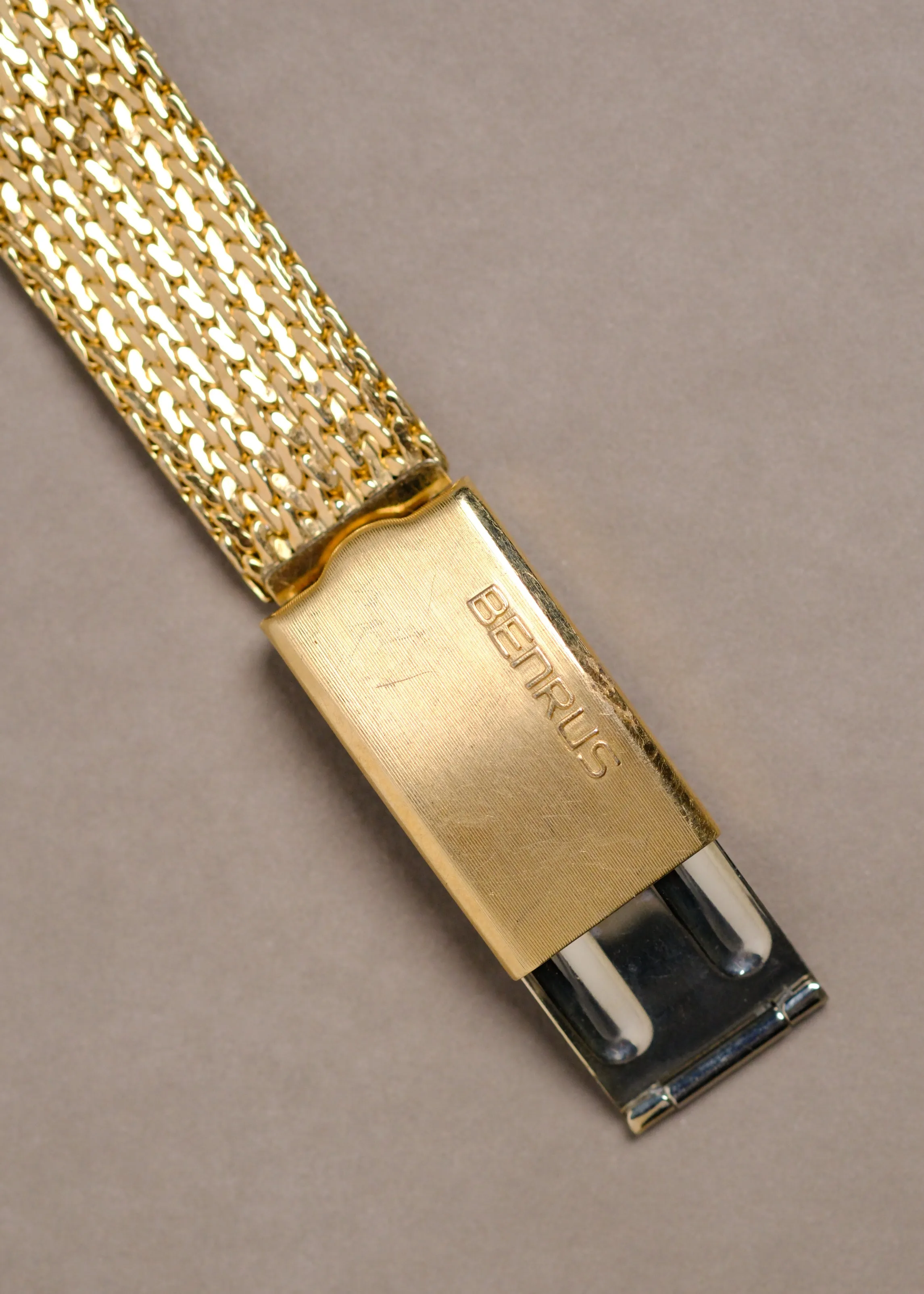 Benrus Jumbo 35 mm 10k Watch w/ Original Band - 1956
