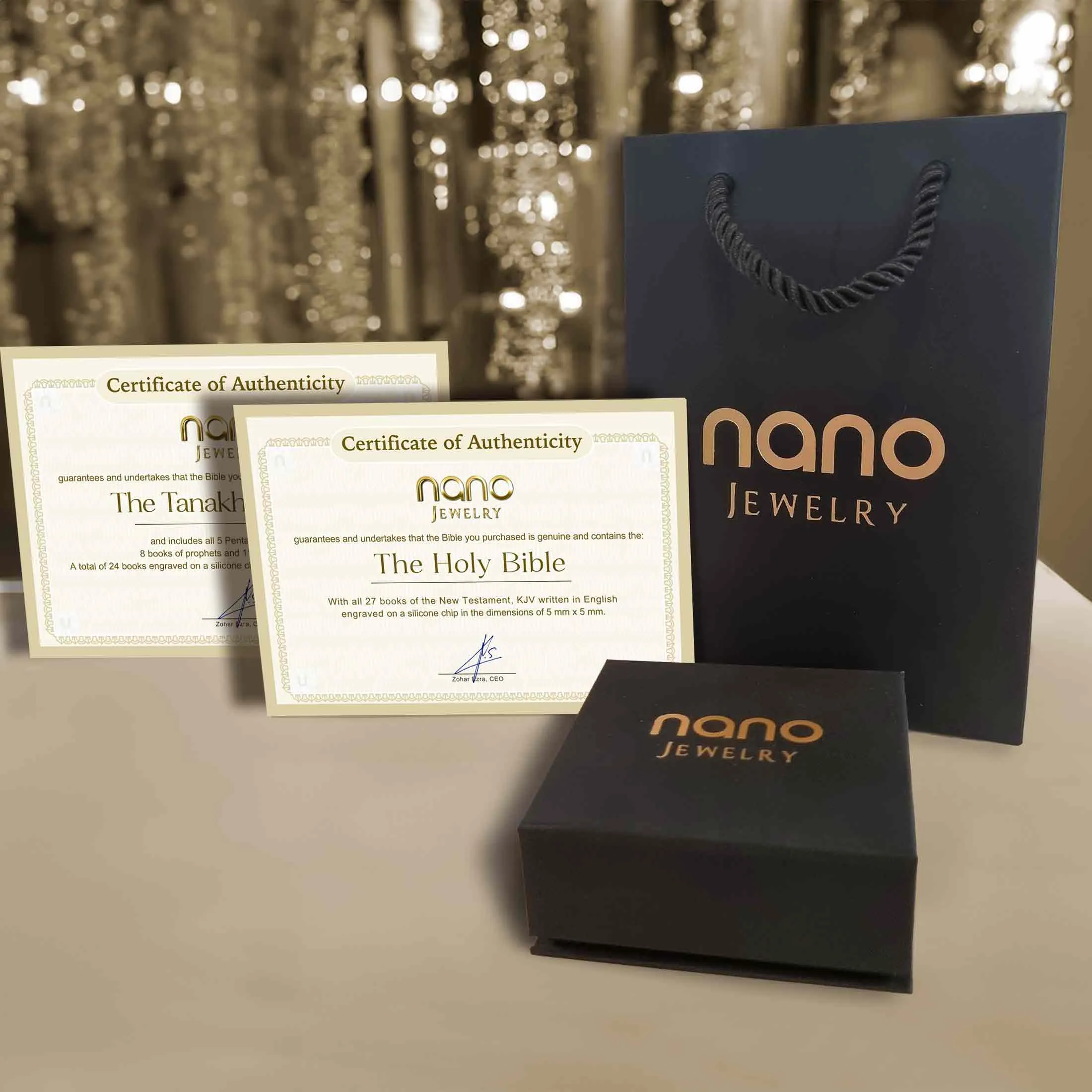 Bible On Jewelry: Nano Bible - Pure Cross Pendant (22mm)