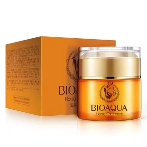 Bioaqua Horse Oil Moisturizing Cream for Scar Reduction and Improved Skin Appearance on the Face and Body!