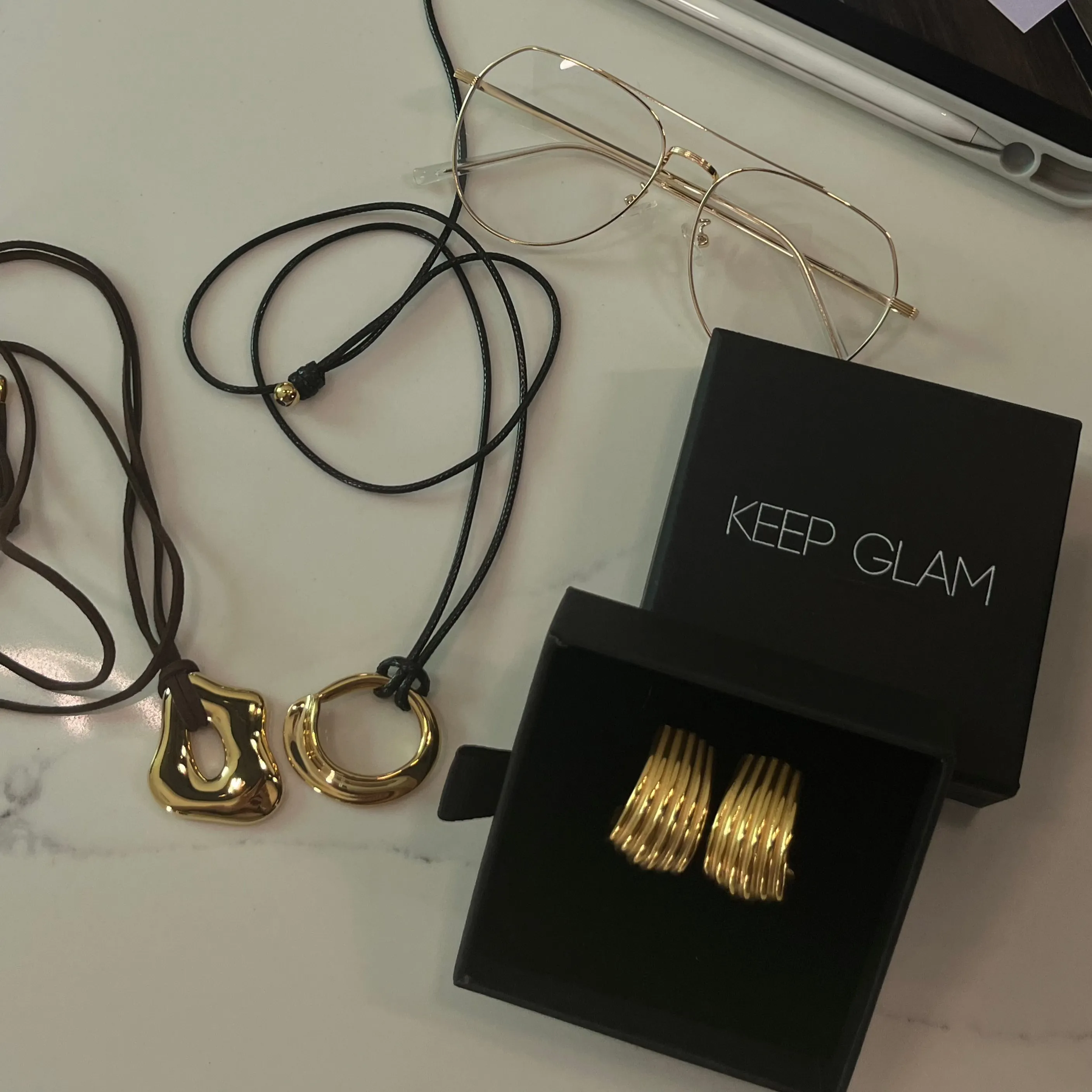 Black Leather Necklace