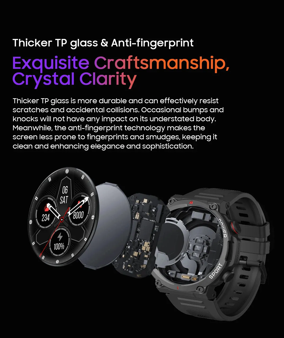 BLACKVIEW W50 1.39" Sports Smart Watch