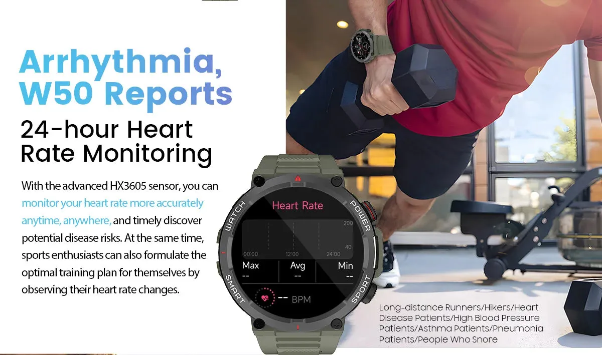 BLACKVIEW W50 1.39" Sports Smart Watch