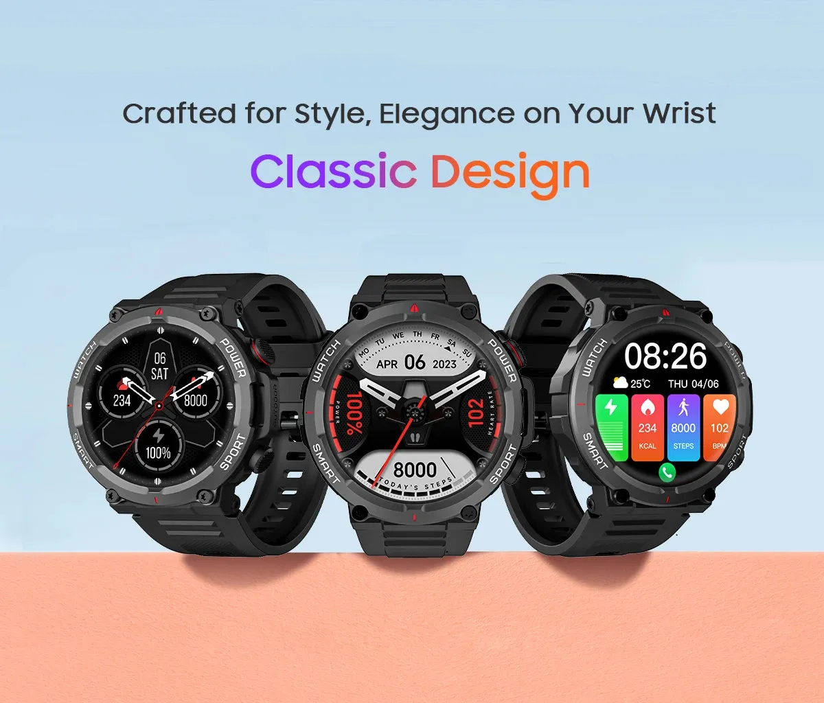 BLACKVIEW W50 1.39" Sports Smart Watch