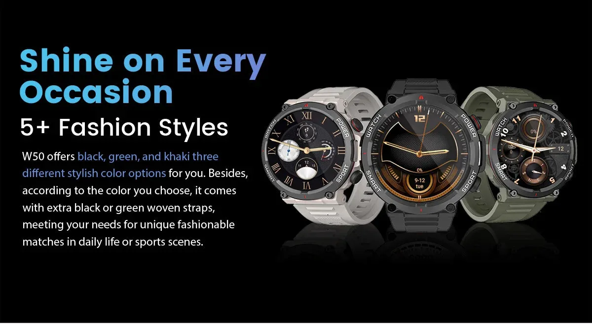 BLACKVIEW W50 1.39" Sports Smart Watch