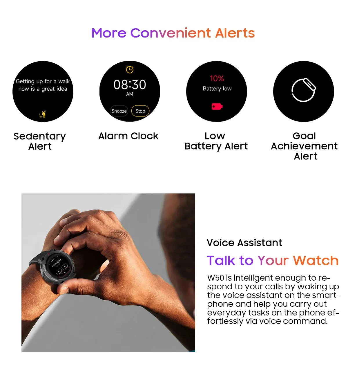 BLACKVIEW W50 1.39" Sports Smart Watch