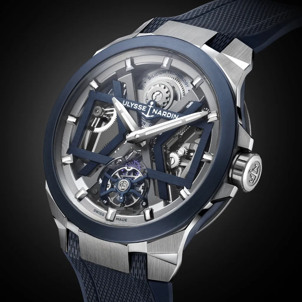 BLAST TOURBILLON 45MM BLUE PVD TITANIUM
