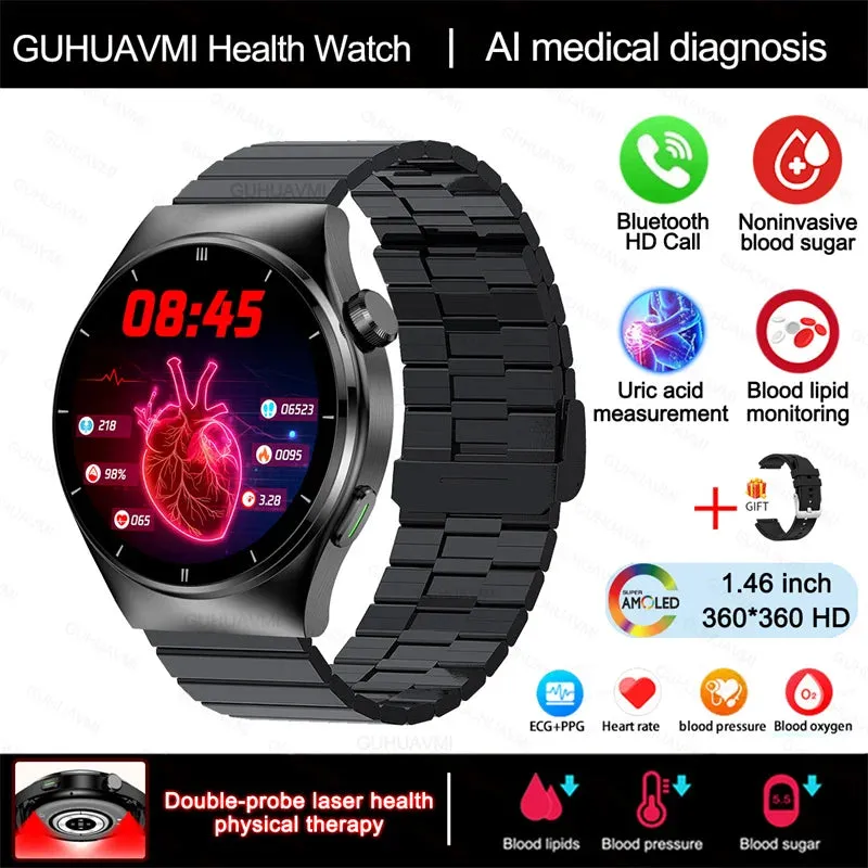 Bluetooth Call ECG PPG SmartWatch Men Health Heart Rate Blood Pressure Fitness Sports Watches Man Sports Waterproof Smartwatch