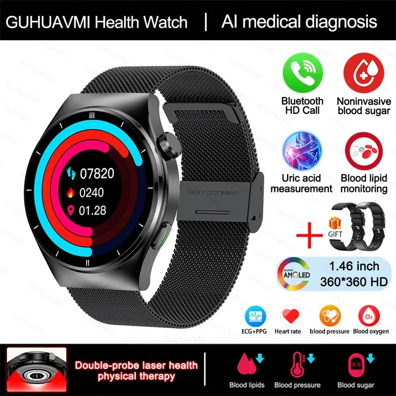 Bluetooth Call ECG PPG SmartWatch Men Health Heart Rate Blood Pressure Fitness Sports Watches Man Sports Waterproof Smartwatch