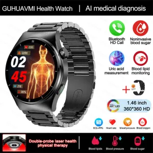 Bluetooth Call ECG PPG SmartWatch Men Health Heart Rate Blood Pressure Fitness Sports Watches Man Sports Waterproof Smartwatch