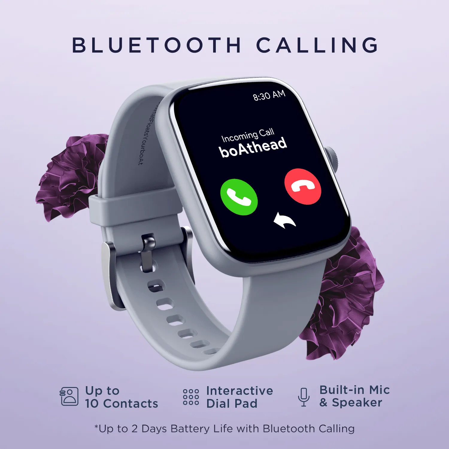 boAt Wave Beat Call | Bluetooth Calling Smart Watch with 1.69" (4.29 cm) HD Display, 600  Cloud Watch faces, Live cricket scores