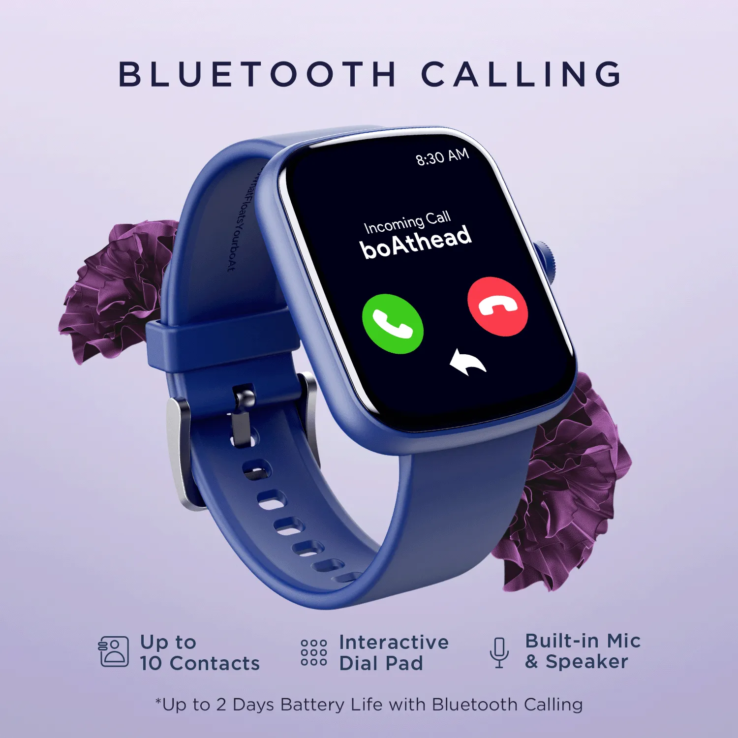boAt Wave Beat Call | Bluetooth Calling Smart Watch with 1.69" (4.29 cm) HD Display, 600  Cloud Watch faces, Live cricket scores