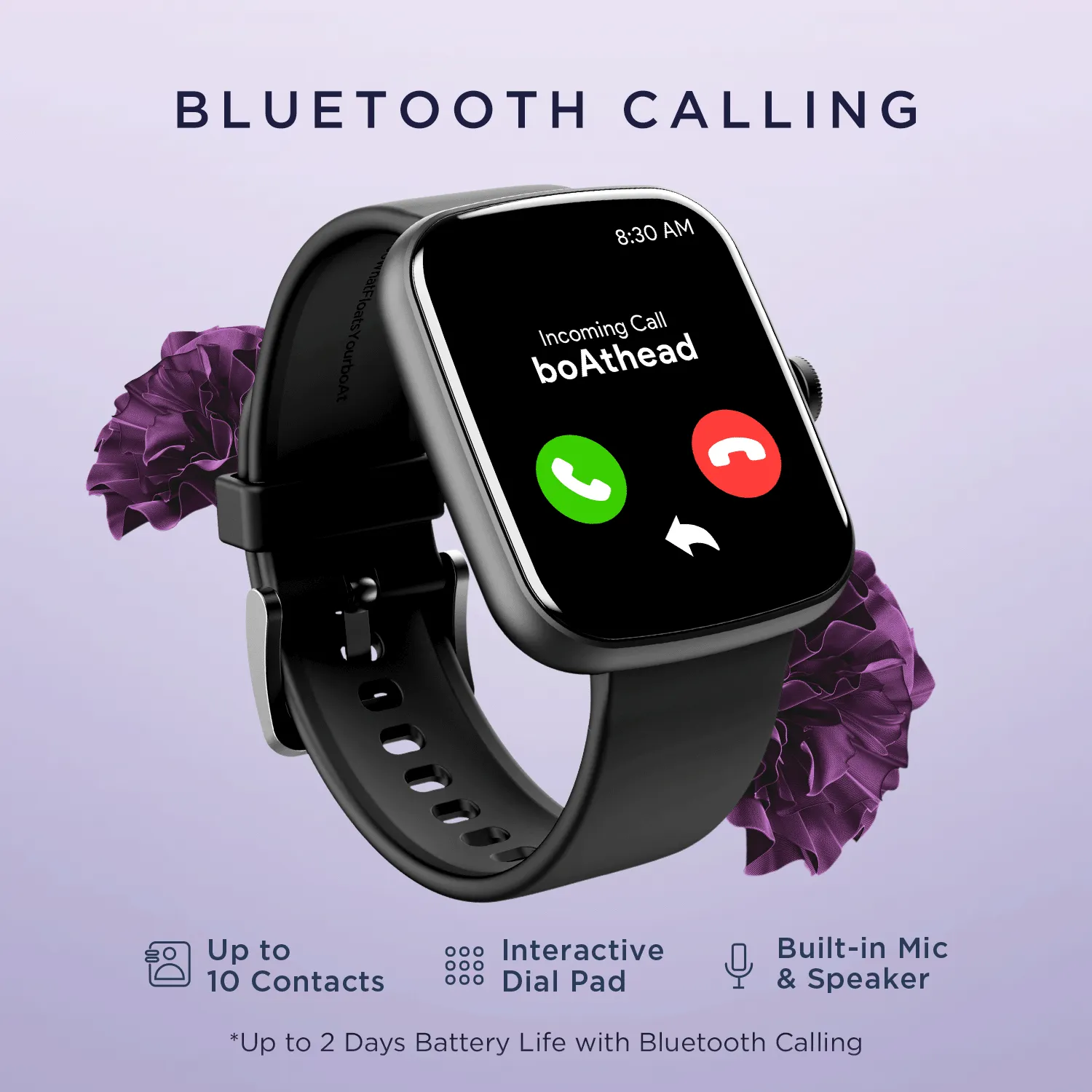 boAt Wave Beat Call | Bluetooth Calling Smart Watch with 1.69" (4.29 cm) HD Display, 600  Cloud Watch faces, Live cricket scores