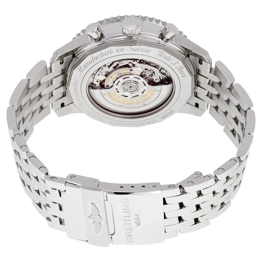 Breitling Navitimer 01 46MM Chronograph Aurora Blue Dial Stainless Steel Men's Watch AB012721-C889SS AB012721-C889-453A