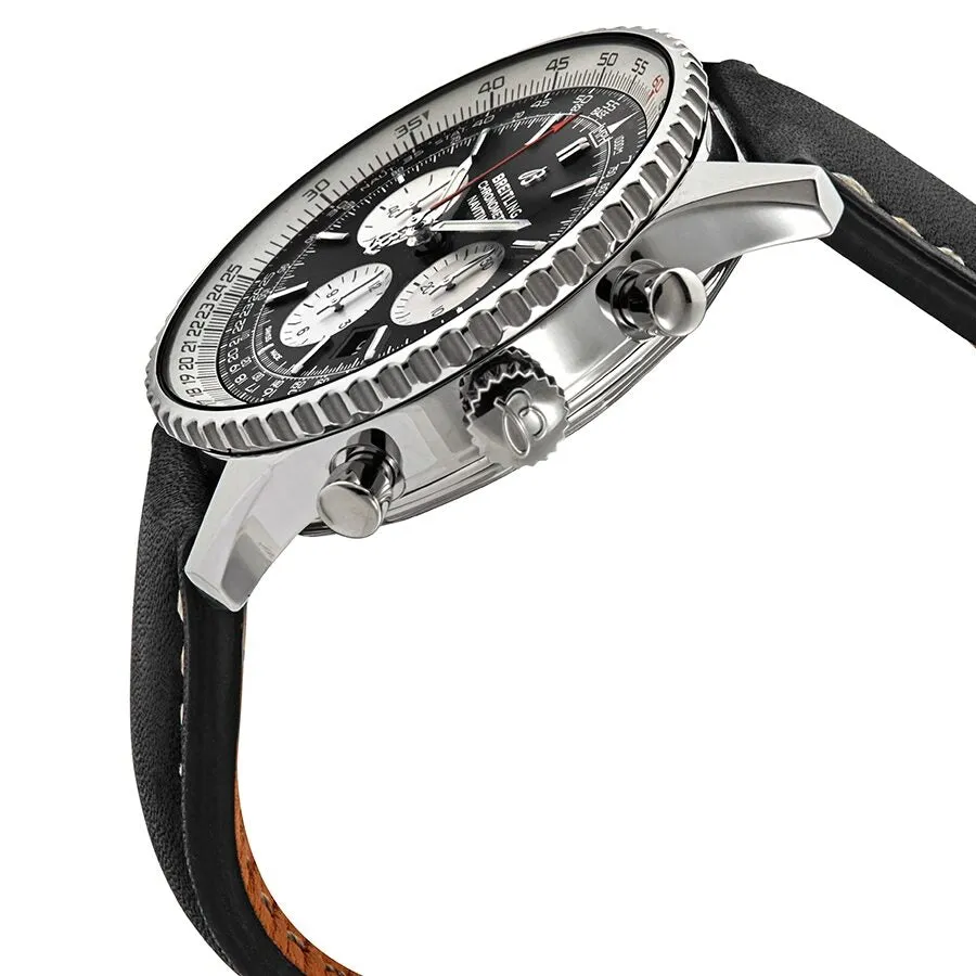 Breitling Navitimer Chronograph Automatic Chronometer 46 mm Leather Men's Watch AB0127211B1X1