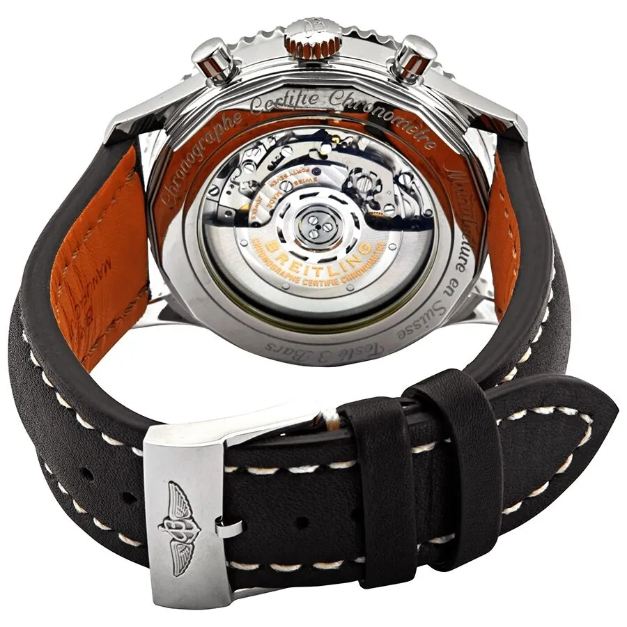 Breitling Navitimer Chronograph Automatic Chronometer 46 mm Leather Men's Watch AB0127211B1X1