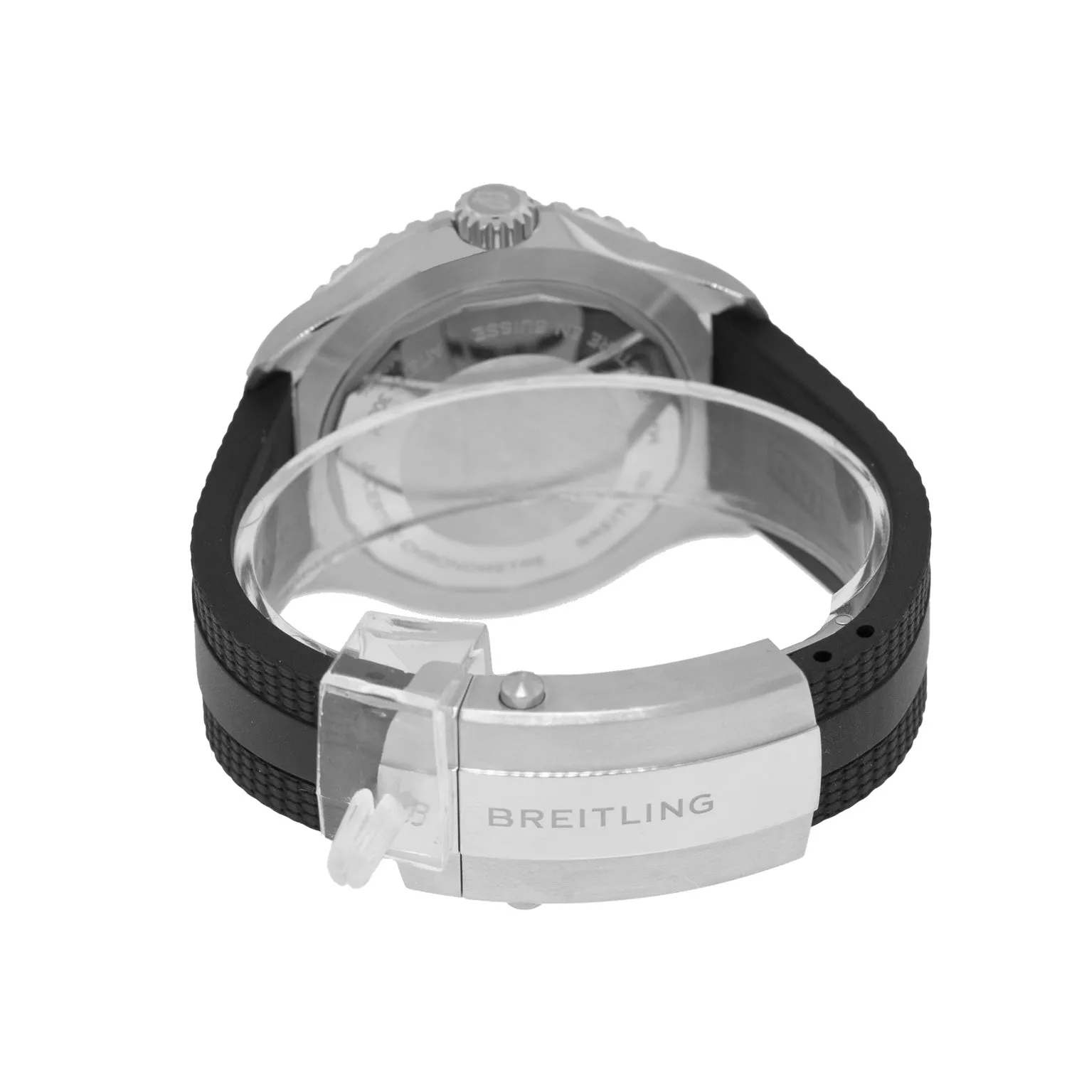 Breitling Superocean 44mm Stainless Steel Blue Index Dial Black Bezel A17376