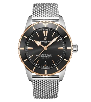 Breitling Superocean Heritage B20 Automatic 44 Watch with Black Dial