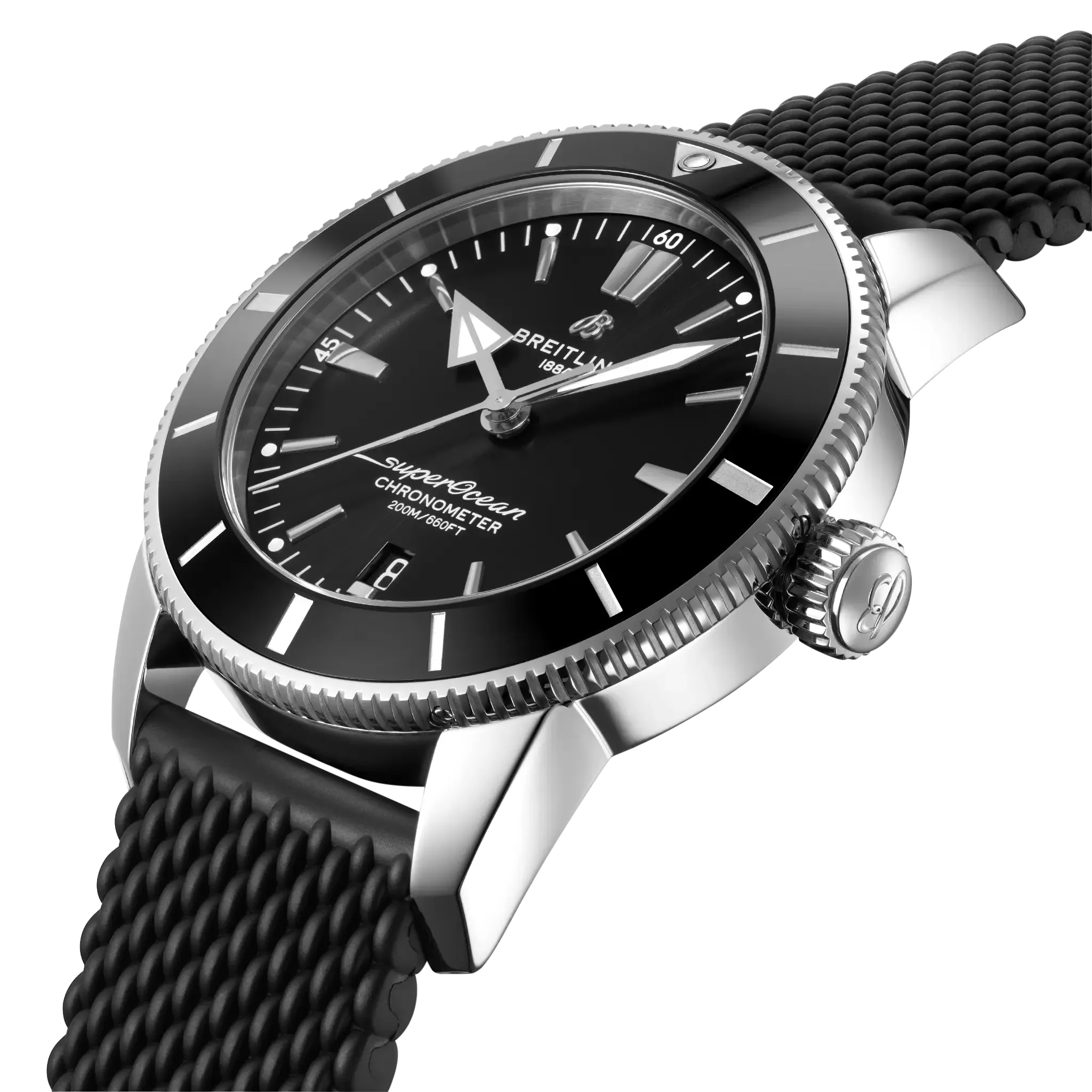 Breitling Superocean Heritage B20 Automatic 44 Watch with Rubber Strap