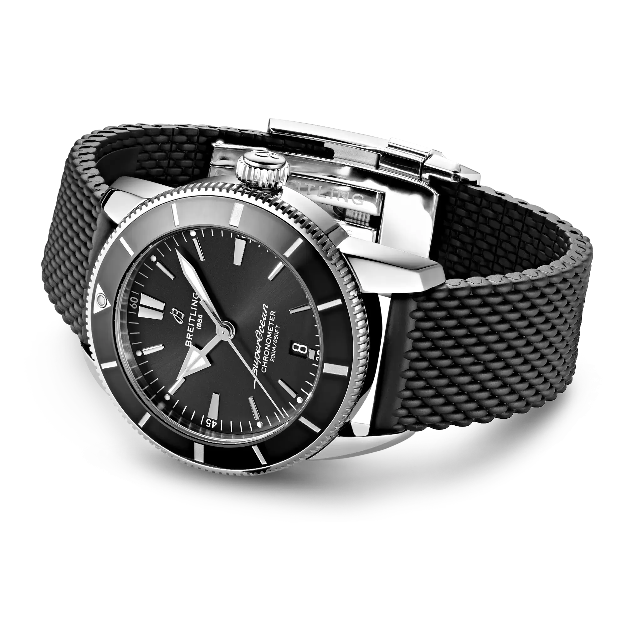 Breitling Superocean Heritage B20 Automatic 44 Watch with Rubber Strap