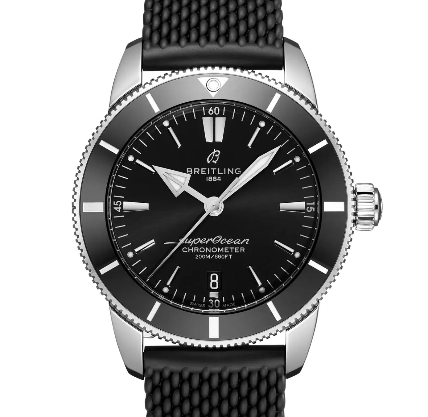 Breitling Superocean Heritage B20 Automatic 44 Watch with Rubber Strap