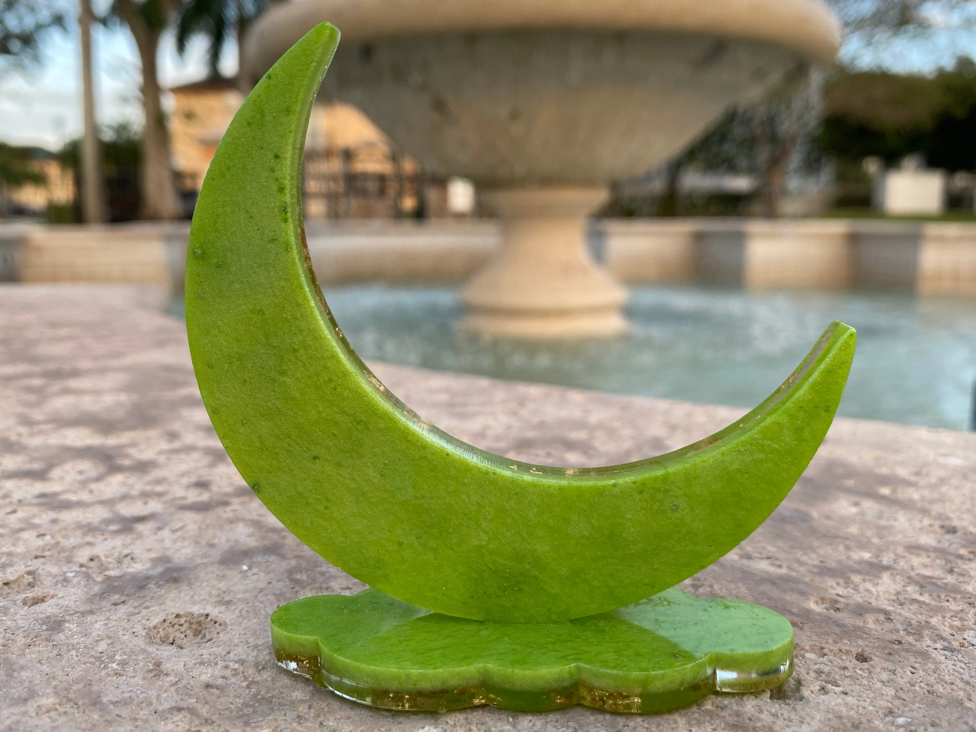 Calamansi Crescent Jewelry holder