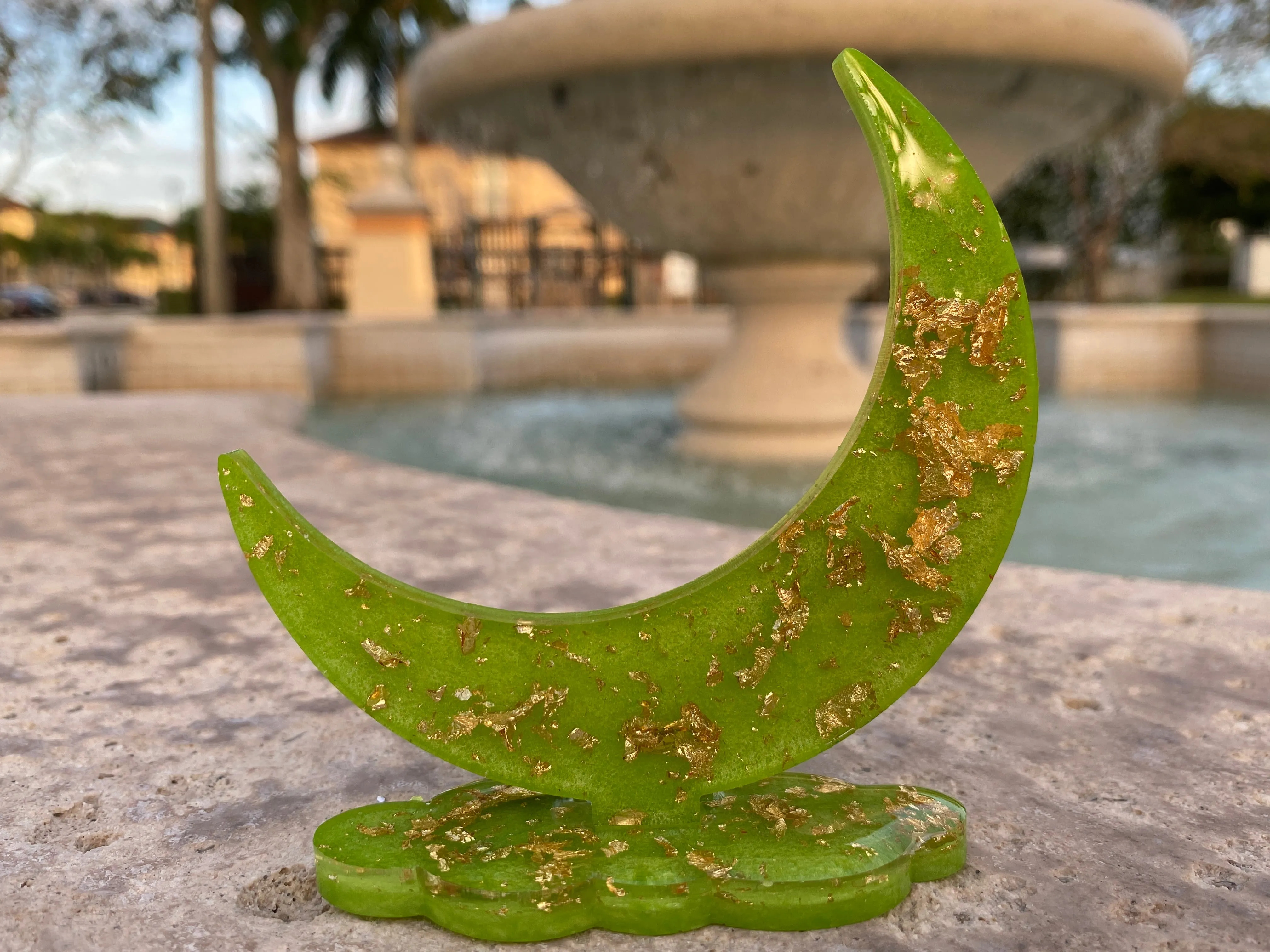 Calamansi Crescent Jewelry holder