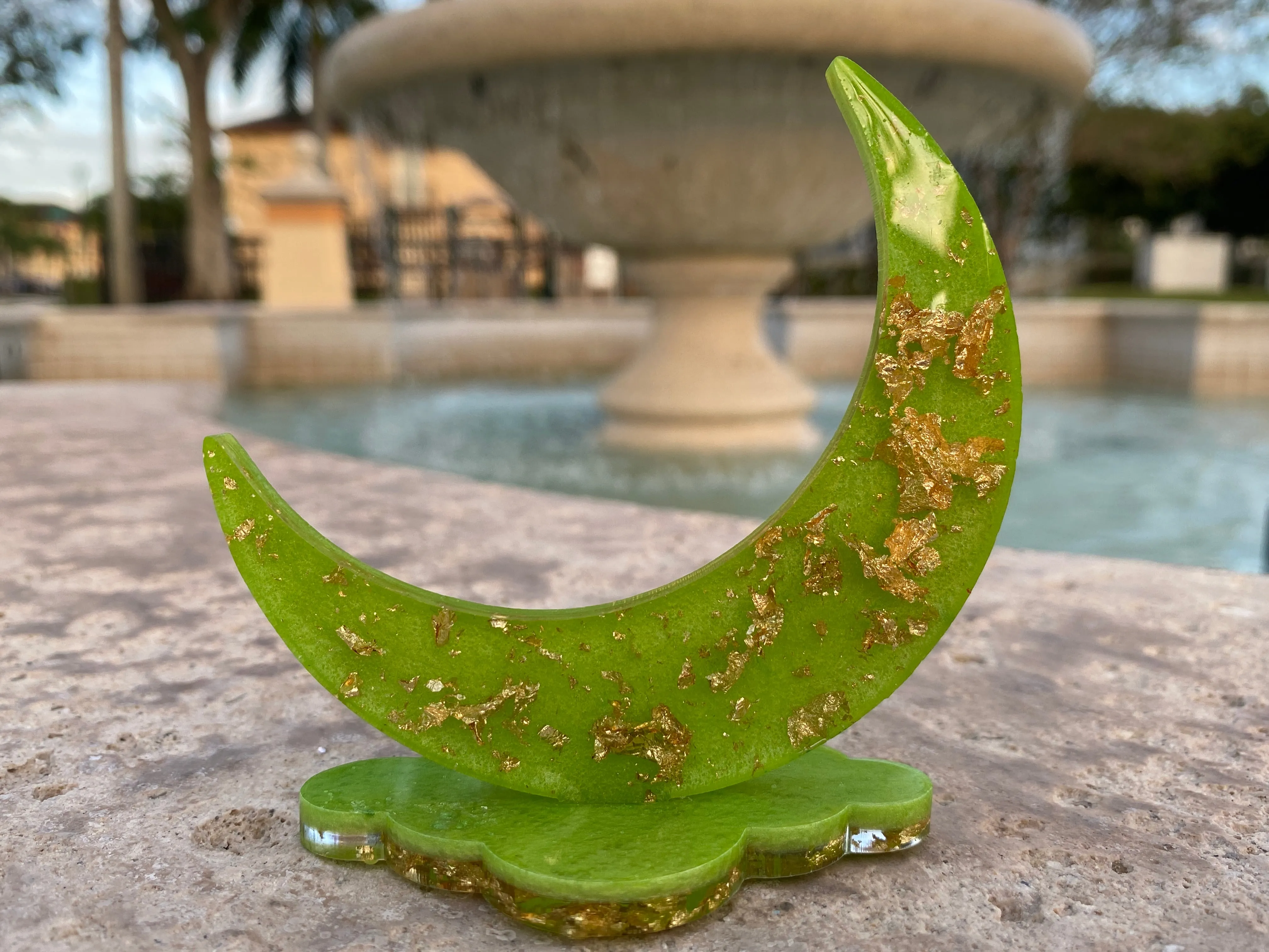 Calamansi Crescent Jewelry holder