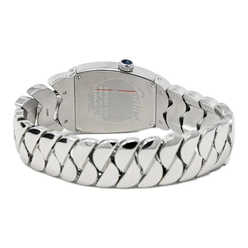 Cartier Ladies La Dona Stainless Steel 29x27mm White Roman Dial Watch Ref #: W660022I