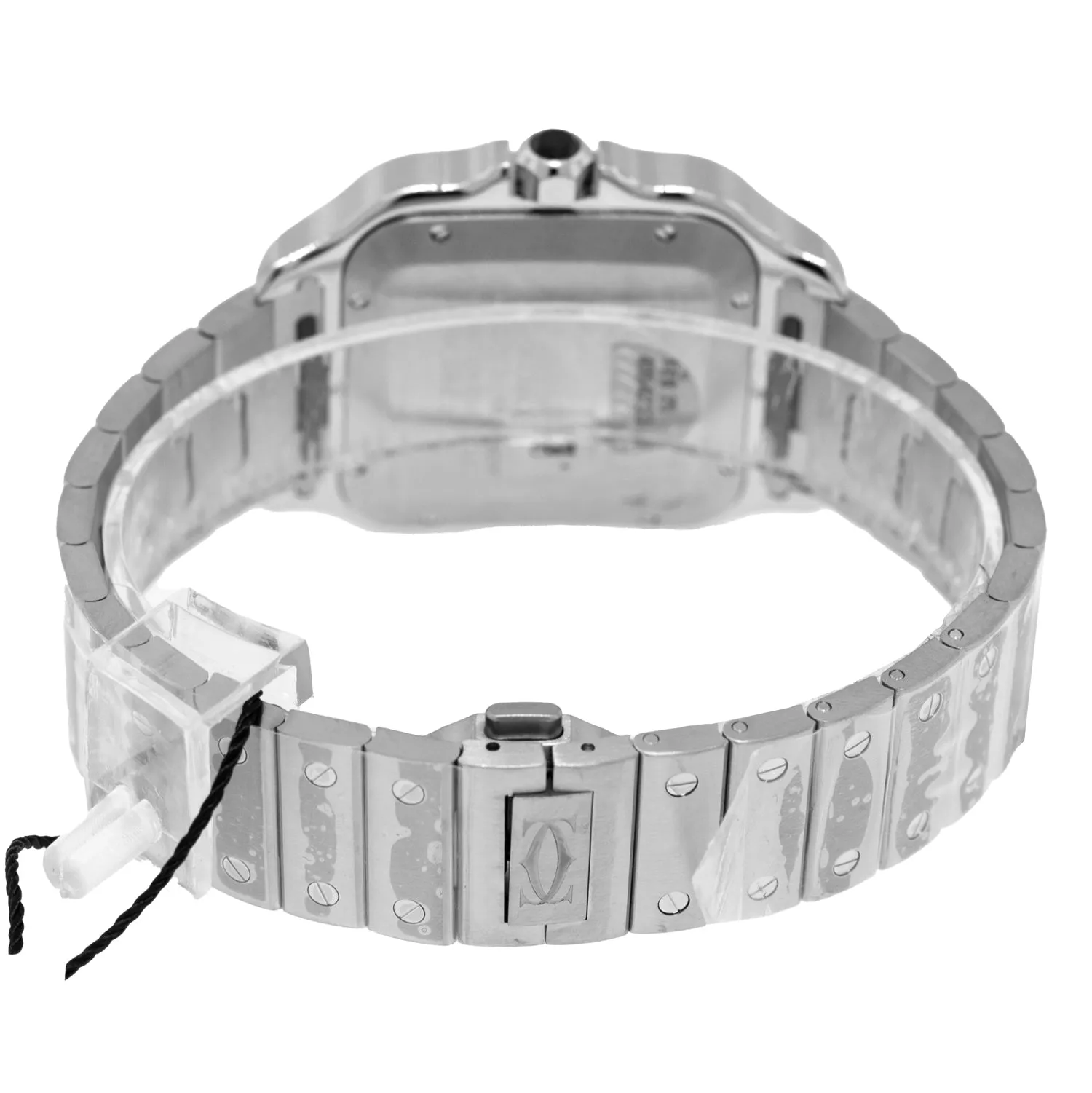 Cartier Santos 40mm Stainless Steel and ADLC Grey Roman Dial WSSA0037