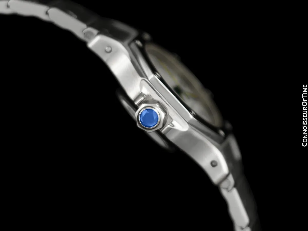 Cartier Santos Octagon Ladies Automatic Watch - Stainless Steel