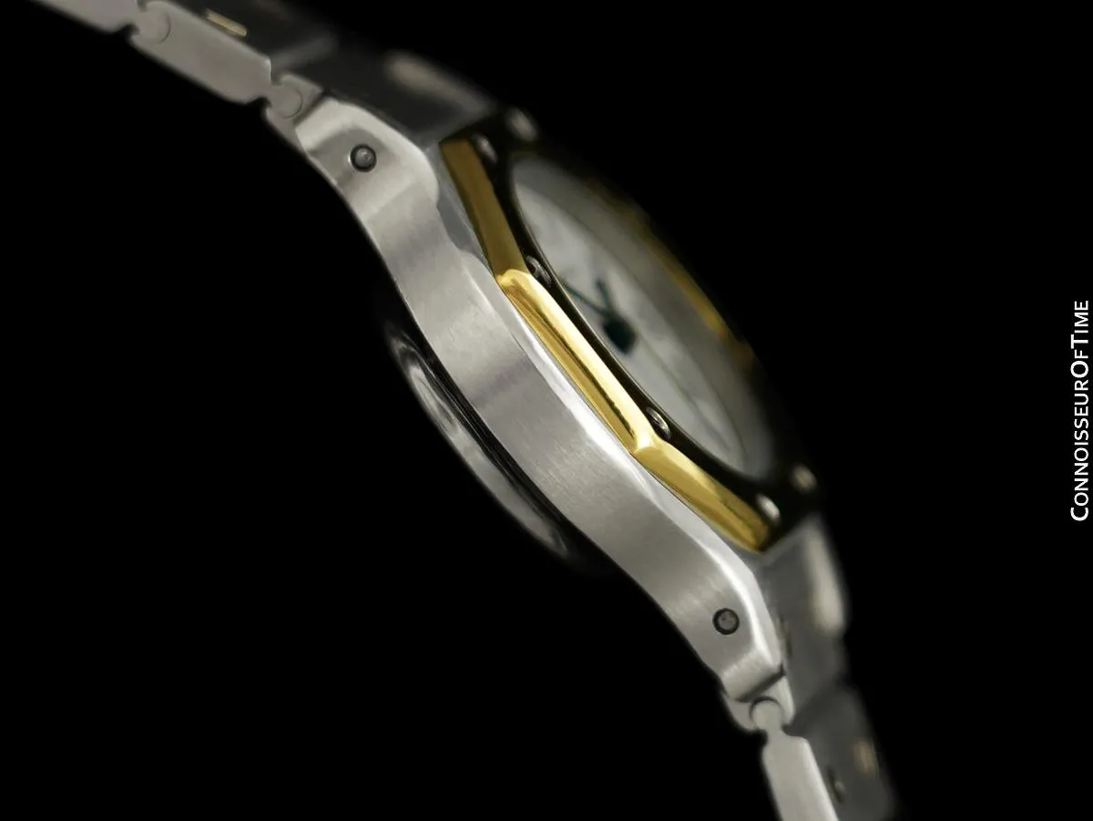 Cartier Santos Octagon Ladies Watch, Automatic - Stainless Steel & 18K Gold