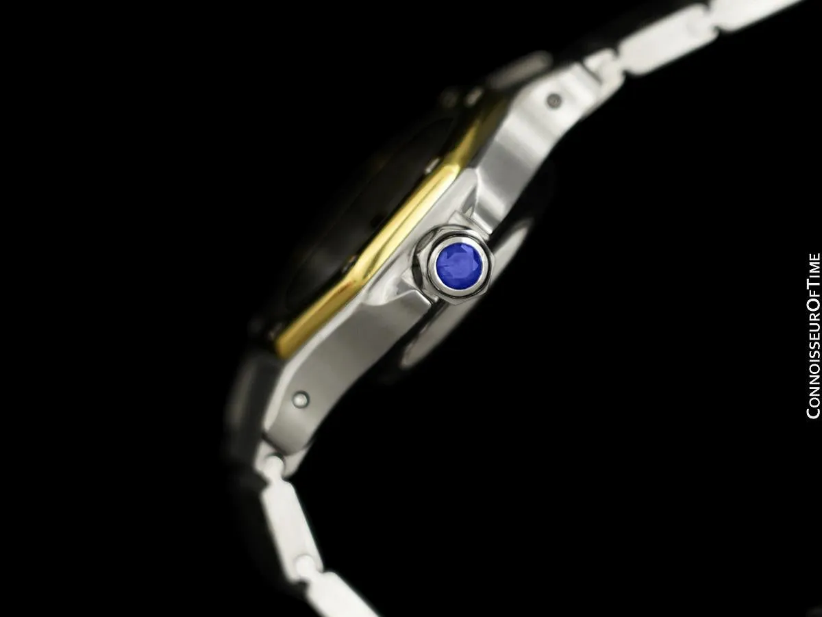 Cartier Santos Octagon Ladies Watch, Automatic - Stainless Steel & 18K Gold