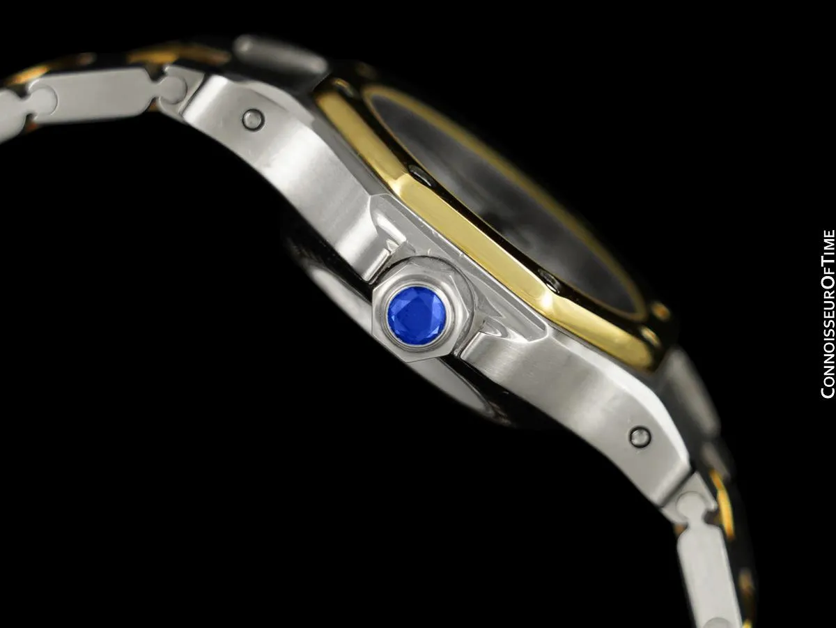 Cartier Santos Octagon Ladies Watch, Automatic - Stainless Steel & 18K Gold