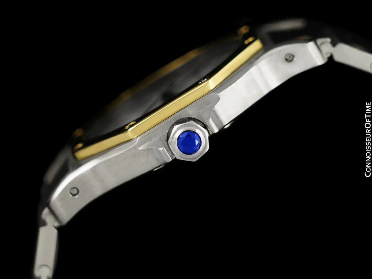 Cartier Santos Octagon Mens Unisex Watch, Automatic - Stainless Steel & 18K Gold