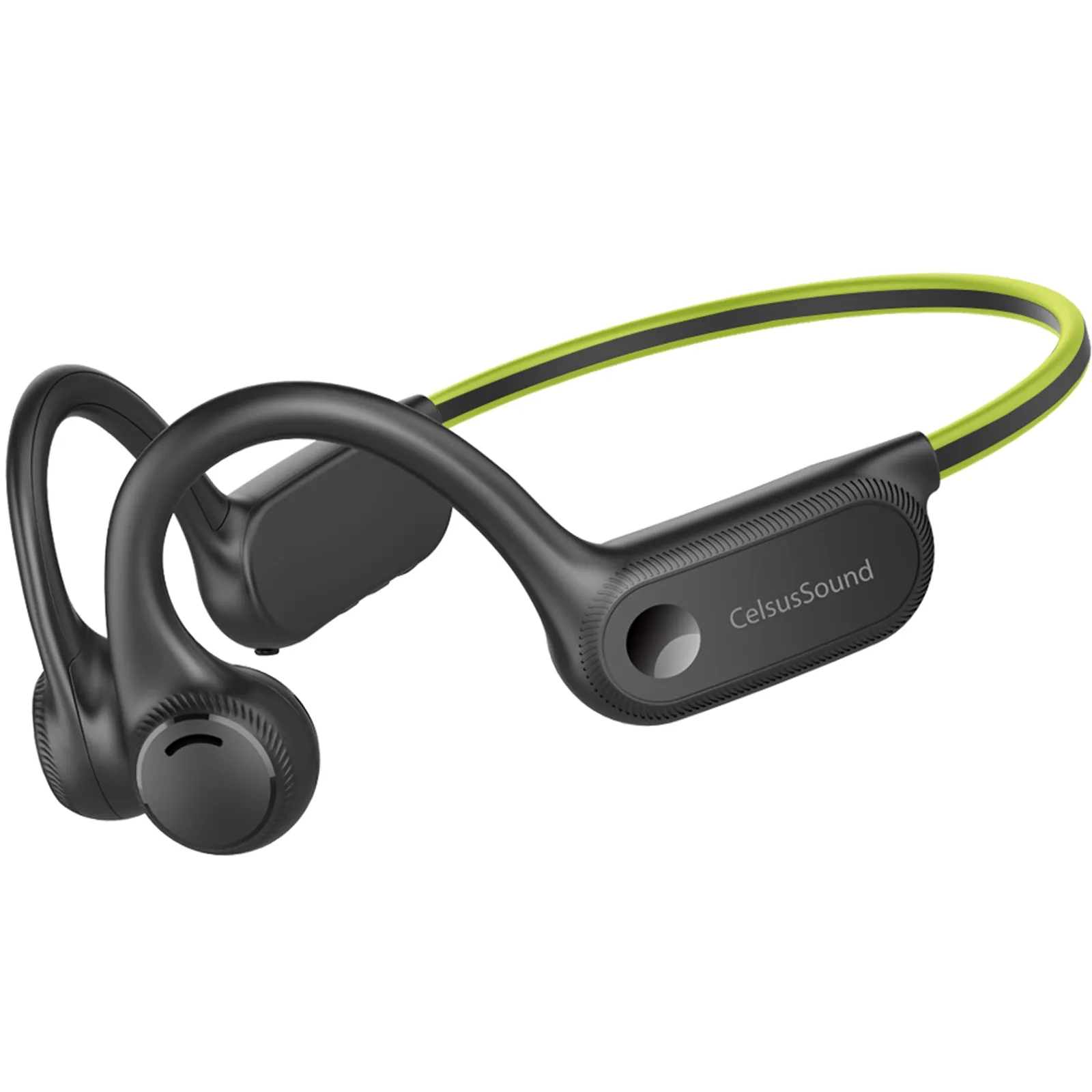 CelsusSound S100 Bone Conduction Headphones,Open Ear Headphones with Built-in Mic, Bone Conduction Headphones Bluetooth 5.2,10H,Sweatproof Sports Headsets.
