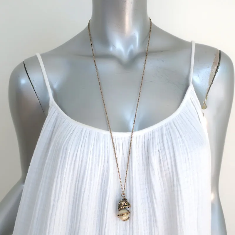 Christian Dior Diorodeo Horse Head Necklace Gold