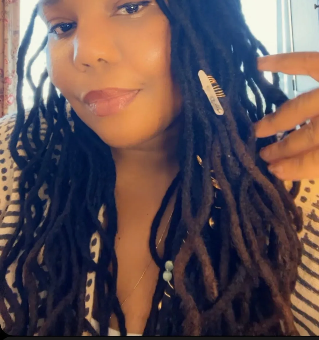 Chunky Quartz Loc Jewelry | Crystal Loc Jewelry