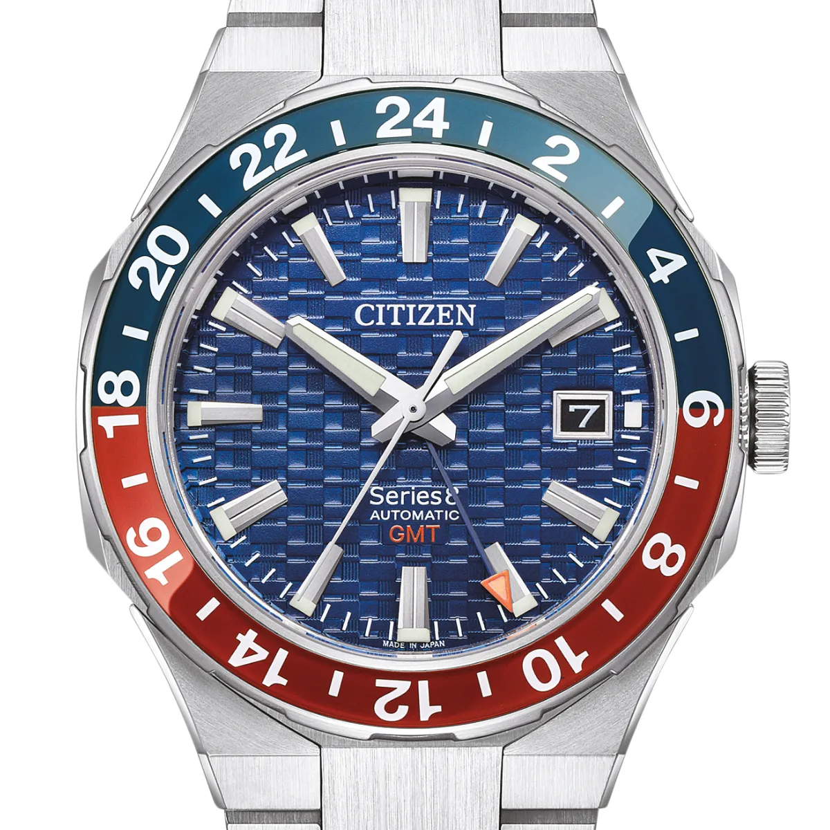 Citizen NB6030-59L NB6030 Series8 880 GMT Pepsi Automatic Navy Blue Dial Mens Watch