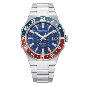 Citizen NB6030-59L NB6030 Series8 880 GMT Pepsi Automatic Navy Blue Dial Mens Watch