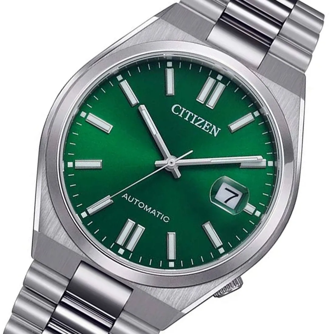 Citizen Tsuyosa Mechanical Green Dial NJ0150-81X Stainless Steel Analog Casual Watch