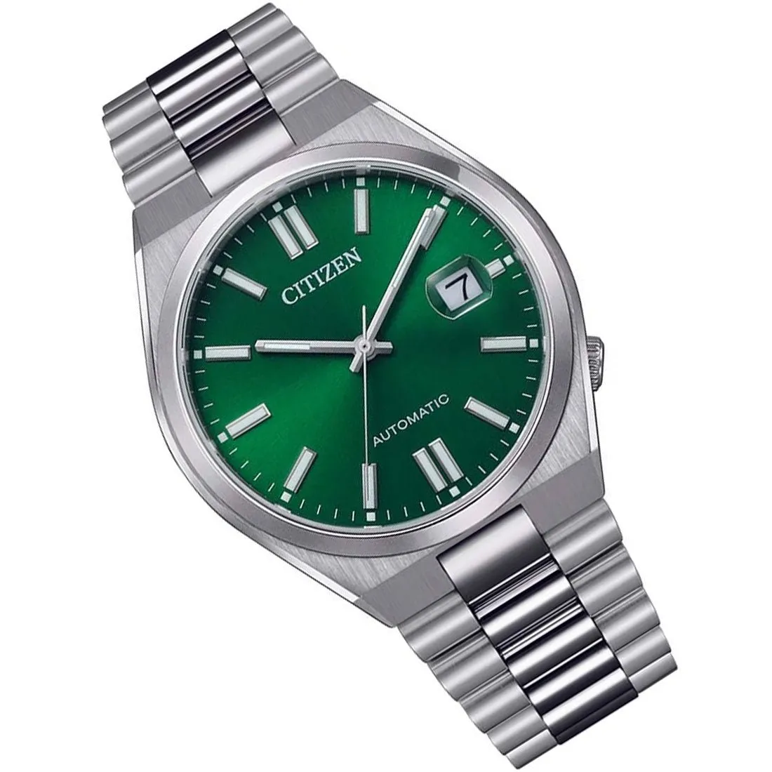 Citizen Tsuyosa Mechanical Green Dial NJ0150-81X Stainless Steel Analog Casual Watch