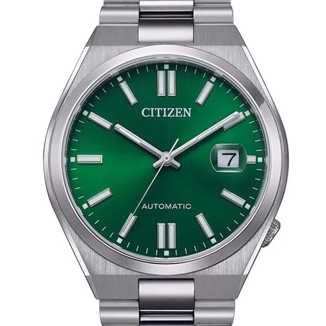 Citizen Tsuyosa Mechanical Green Dial NJ0150-81X Stainless Steel Analog Casual Watch
