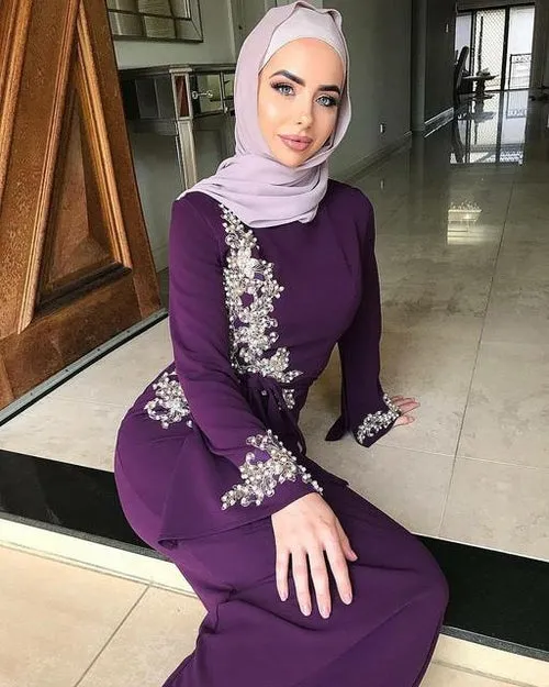 Contemporary Abaya Dress for Muslim Women in Dubai and Turkey