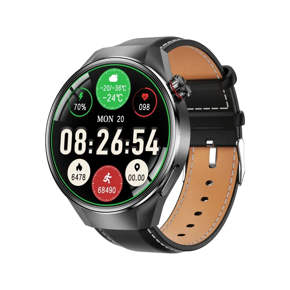 DATEOY G5 PLUS Smartwatch with 1.75" AMOLED Display, Bluetooth Call, GPS, Compass, 400mAh Battery, Multi-Dimensional Health Monitoring & Sleep Tracker