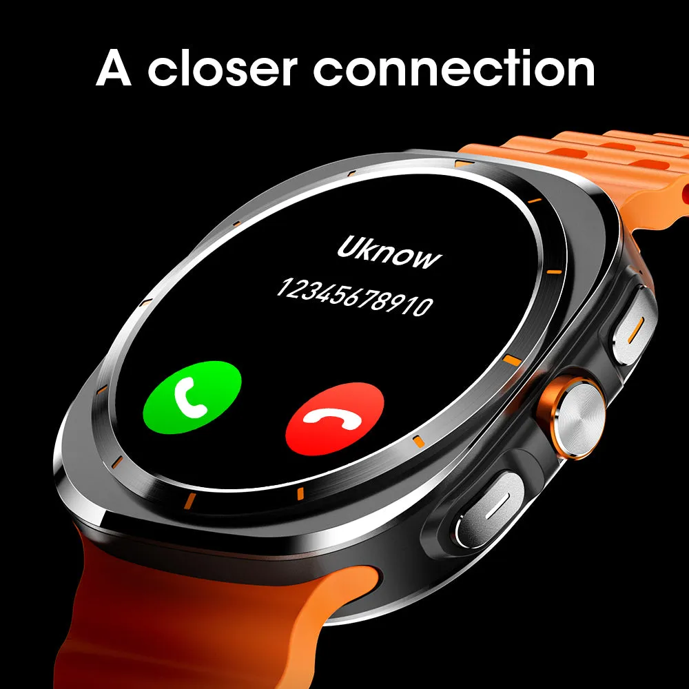 DaTeoy M7 Ultra Smartwatch, Whsatpp, 1.43" HD Display, AI-Powered, ECG, GPS, IP68 Waterproof, Health Monitoring, ChatGPT, Compass, Bluetooth Call, NFC, Wireless Charging, SOS Alarm