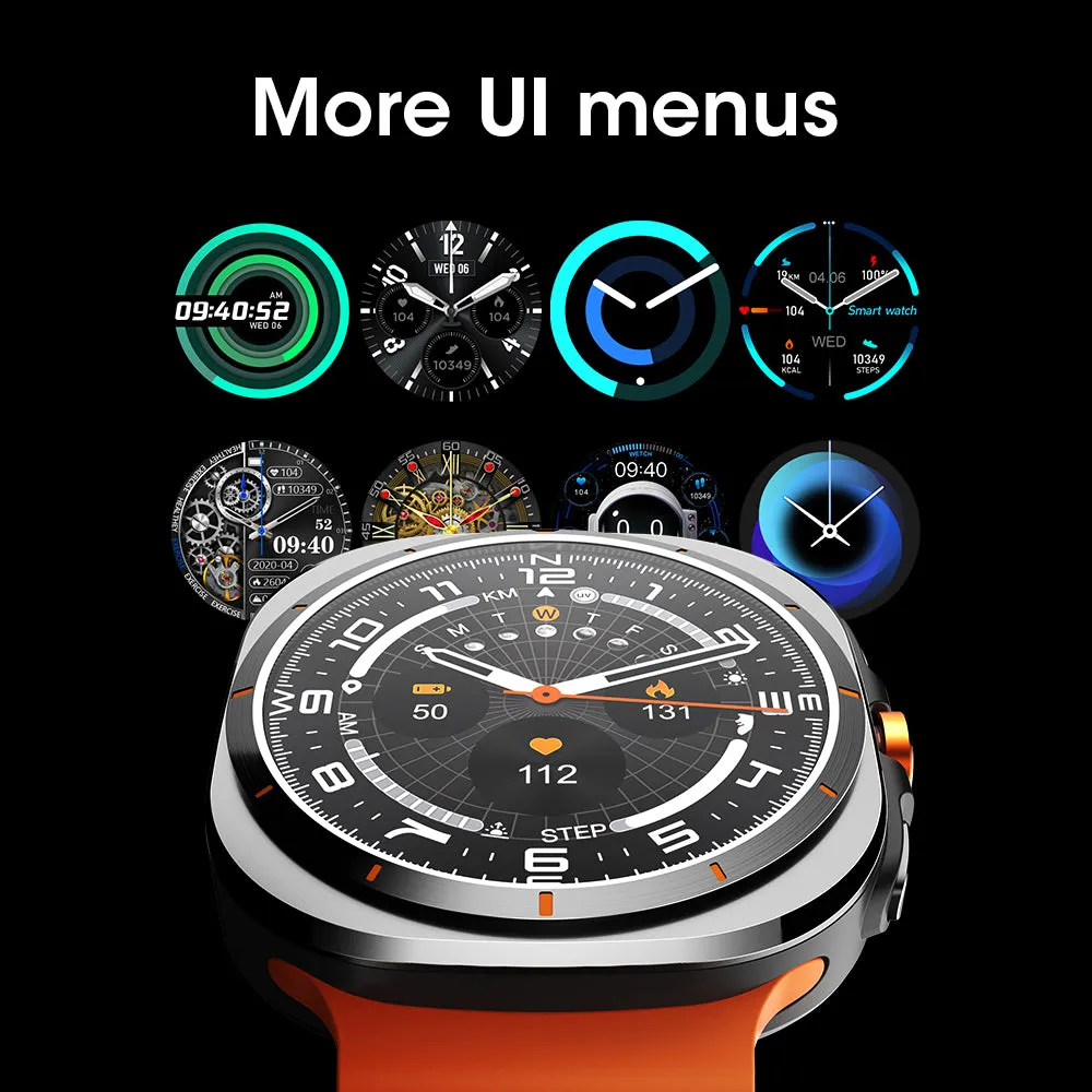 DaTeoy M7 Ultra Smartwatch, Whsatpp, 1.43" HD Display, AI-Powered, ECG, GPS, IP68 Waterproof, Health Monitoring, ChatGPT, Compass, Bluetooth Call, NFC, Wireless Charging, SOS Alarm