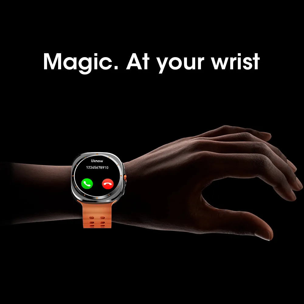 DaTeoy M7 Ultra Smartwatch, Whsatpp, 1.43" HD Display, AI-Powered, ECG, GPS, IP68 Waterproof, Health Monitoring, ChatGPT, Compass, Bluetooth Call, NFC, Wireless Charging, SOS Alarm