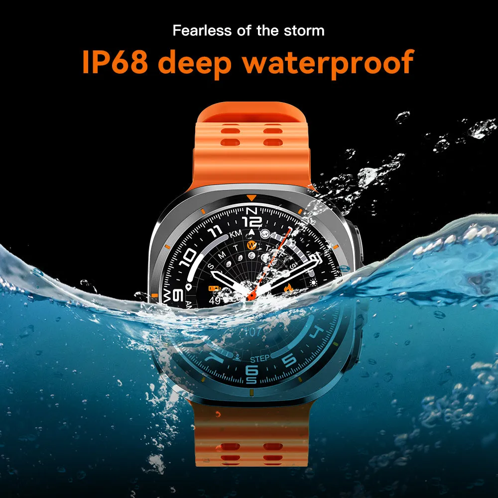 DaTeoy M7 Ultra Smartwatch, Whsatpp, 1.43" HD Display, AI-Powered, ECG, GPS, IP68 Waterproof, Health Monitoring, ChatGPT, Compass, Bluetooth Call, NFC, Wireless Charging, SOS Alarm