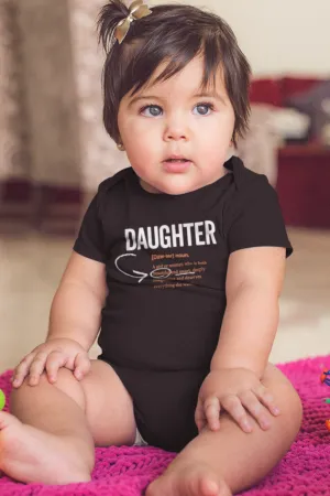Daughter Logo 2.0 Matching Family Infant Bodysuit